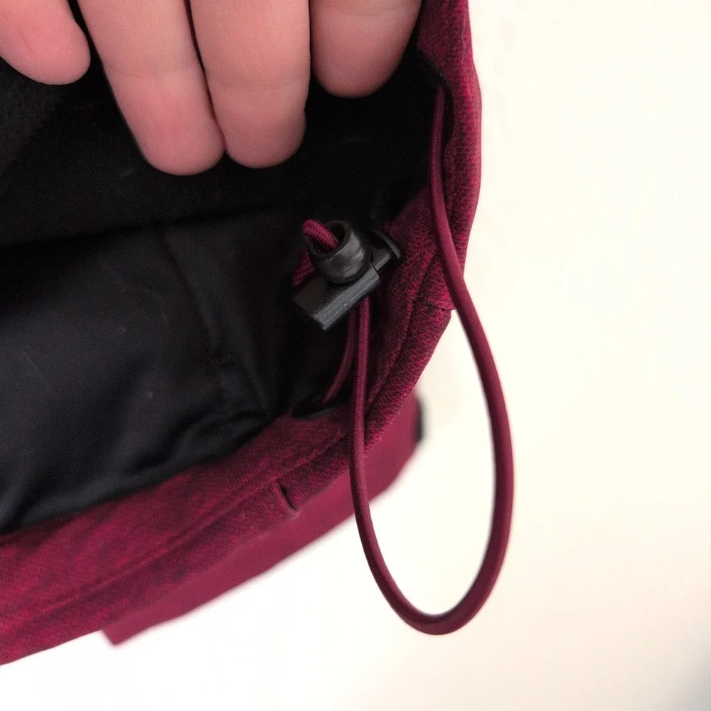 Burton Process Softshell‎ Jacket Mens Small Burgundy Red Full Zip Hoodie Coat